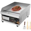 Image 1 : New - Dulnice Commercial 12" Electric Griddle 1500W - RV: $89 CAD - Stainless Steel Flat Top Grill (