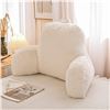 Image 1 : BNIB - Milliard Reading Pillow with Shredded Memory Foam, Back Rest Pillow for Sitting in Bed with F
