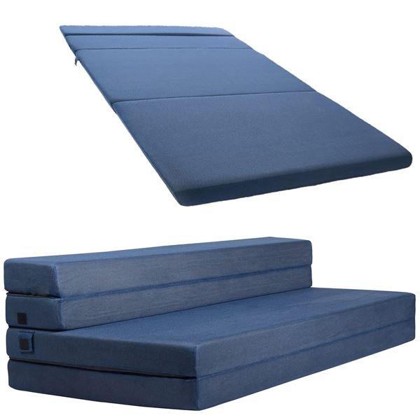 New - Milliard Tri-Fold Foam Folding Mattress and Sofa Bed - RV: $259.99 CAD - King Size (MIL-TFSB-K