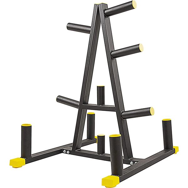 BNIB - BalanceFrom 2-Inch or 1-Inch Weight Plate Rack with Barbell Holders, 600-Pound Capacity (for 