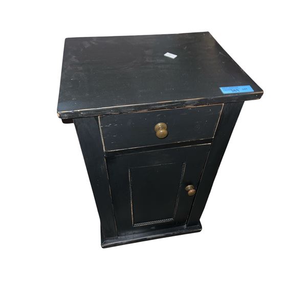 Dark Accent Cabinet, H28" x W18" xD14" (Minor Wear on Top)