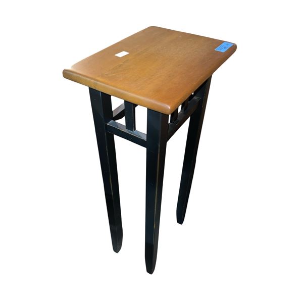 Wood Top Console Table, H33" x W15" x D11"