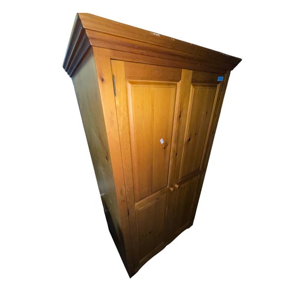 Large Two-Door Wardrobe Cabinet, H72" x W42.5" x D25"