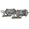 Image 1 : Pair of Vintage-Style Outdoor Wall Sconces, Approx H21"