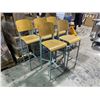 Image 3 : 10-Pcs Prouve-Style Bar Chairs