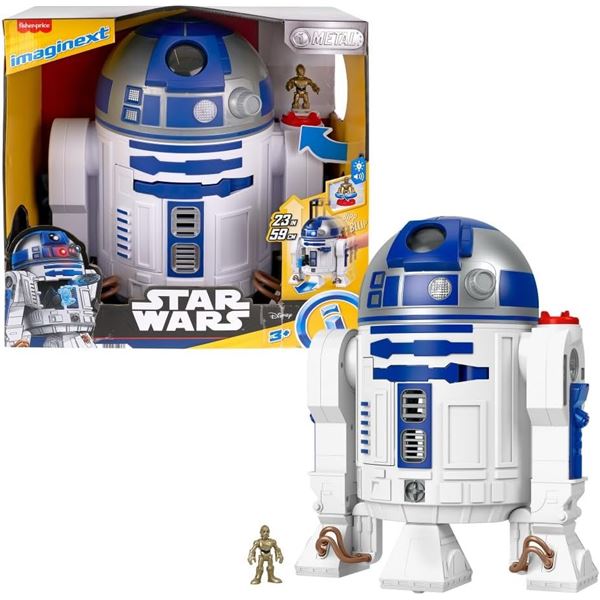 NEW - FISHERPRRICE Imaginext Star Wars Toy R2-D2 (17.5 in Tall) - R.V. $89.99