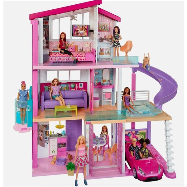 New - Barbie DreamHouse 3-story Playset - RV: $180 CAD