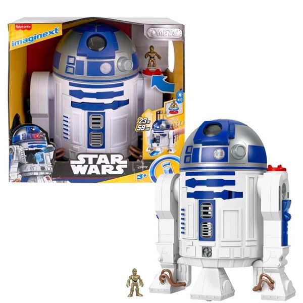 NEW - FISHERPRRICE Imaginext Star Wars Toy R2-D2 (17.5 in Tall) - R.V. $89.99