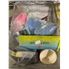 Image 5 : 3 Shelves of Various Household Items Including Kitchenware, ELONG Outdoor Bow Squares, Wooden Boards