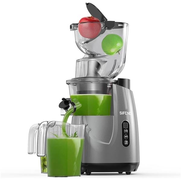 Sifene Whole Slow Juicer, Retail: $169.99 CAD (White, Model AMR8824)