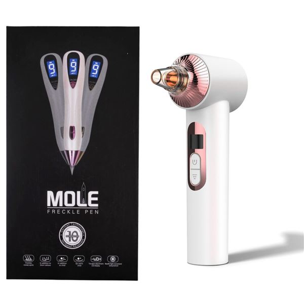 Group of 2 - New 4-in-1 Microdermabrasion and Pore Extractor and Laser Plasma Skin Tag Remover Pen