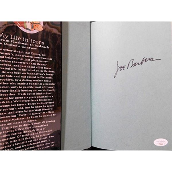 CoFounder of Hanna barbera Joe Barbera Signed My Life In 'Toons First Edition Hardcover Book JSA Aut