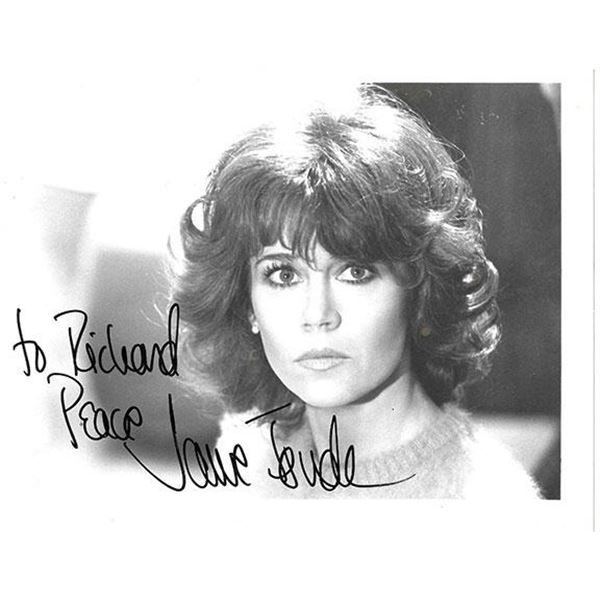 Jane FONDA Signed Photo