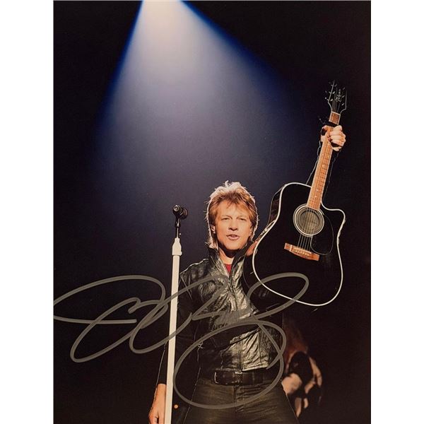 Jon Bon Jovi signed photo