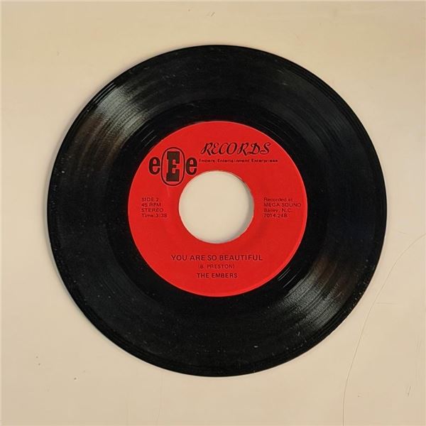 The Embers You Are So Beautiful 45 Album
