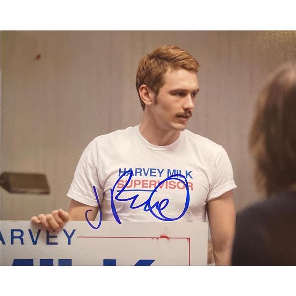 Milk James Franco Signed Movie Photo
