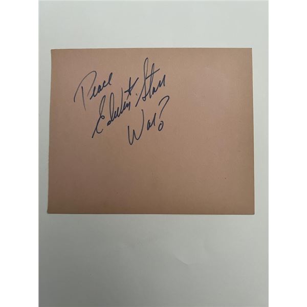 1970 Motown Star Edwin Starr original signature