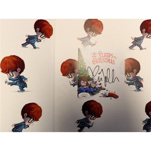 The Tonight Show Host Jimmy Fallon Signed 5 More Sleeps 'Til Christmas 1st Ed Hardcover Book JSA Aut