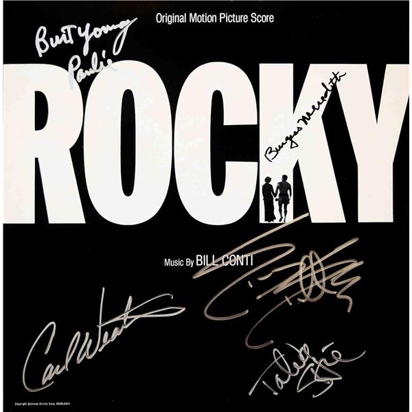 Rocky 1976 original cast signed soundtrack
