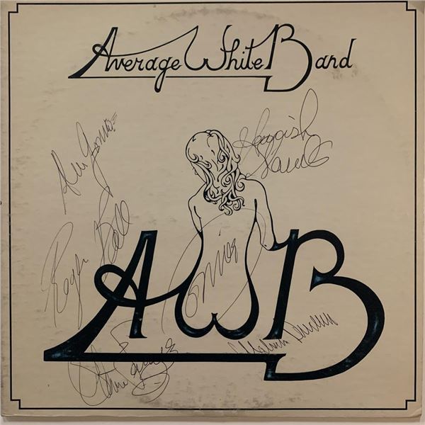 Average White Band â€“ AWB signed 1974 Vinyl LP