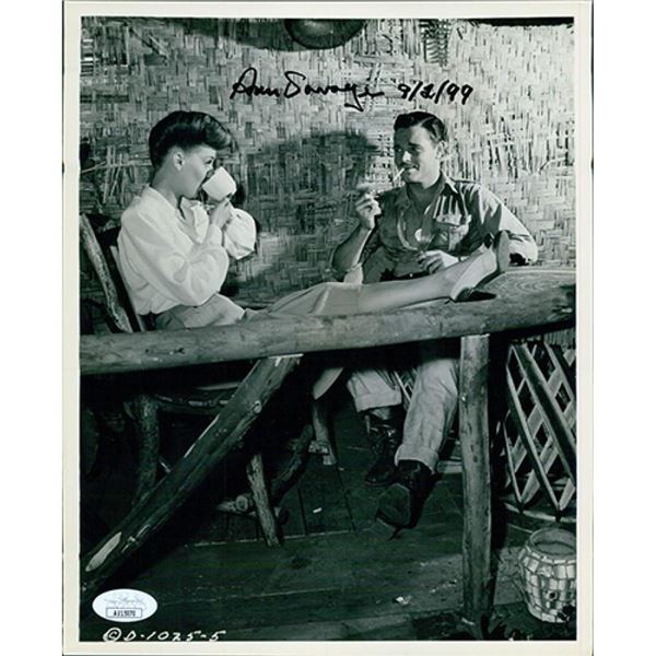 Two-Man Submarine Ann Savage signed movie photo. JSA Authenticated