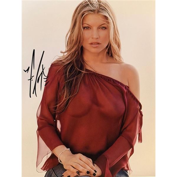 Black Eyed Peas Fergie signed photo