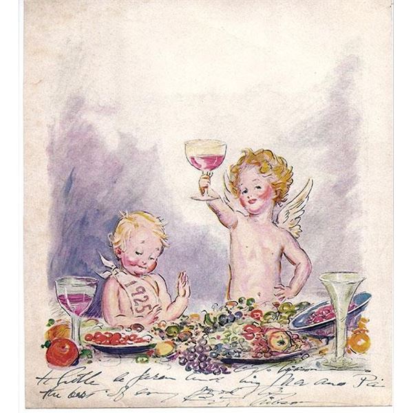 Gibson Girl Creator Charles Dana Gibson Signed Artwork