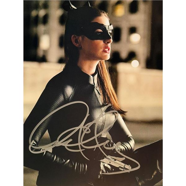 The Dark Knight Anne Hathaway signed photo