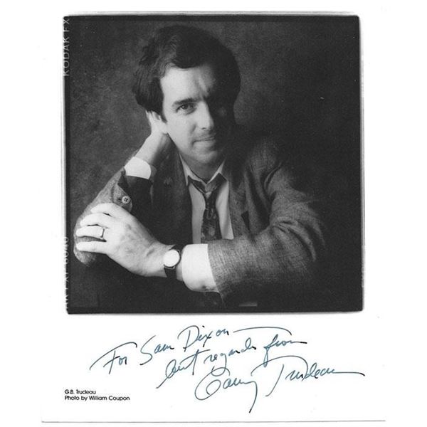 Garry Trudeau Signed Photograph