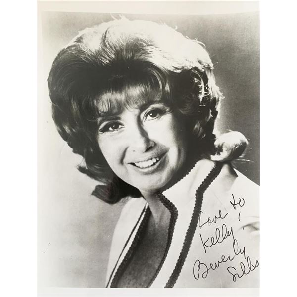Opera Singer Beverly Sills signed photo