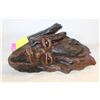Image 1 : HAND CARVED WOODEN WALL SPIRIT WALL DECOR