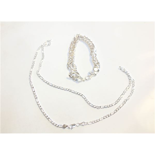 24" NECKLACE WITH 8" BRACELET HEAVY