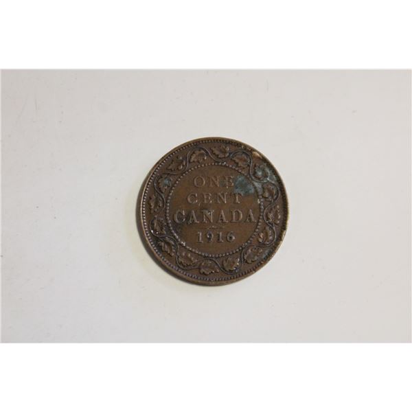 1916 CANADA COPPER PENNY