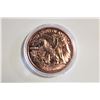 Image 2 : .999 COPPER "WALKING LIBERTY " COIN