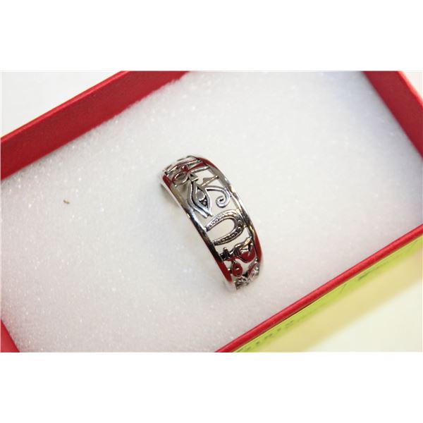 .925 SIZE 10.5 LUCKY RING