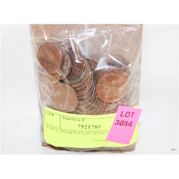 5 OZ CANADIAN PENNIES