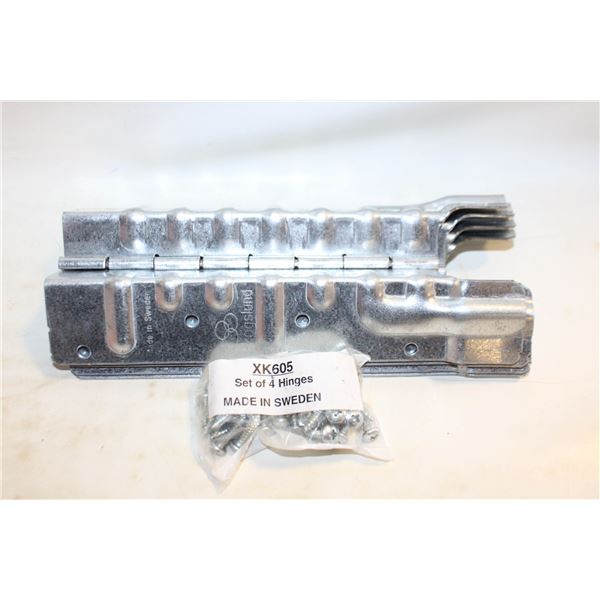 NEW 4PK 8 INCH PALLET COLLAR HINGES
