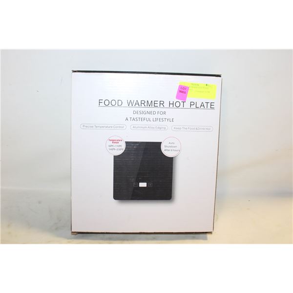 NEW FOOD WARMER HOT PLATE, 60-110 DEGREES,