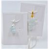 Image 1 : #172-NATURAL JADE JADEITE PENDANT 2PCS