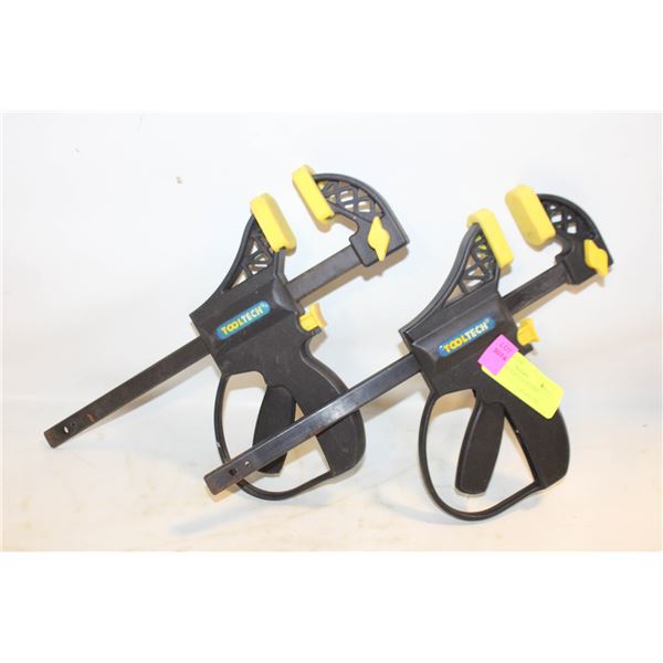 2 X TOOLTECH QUICK CLAMPS