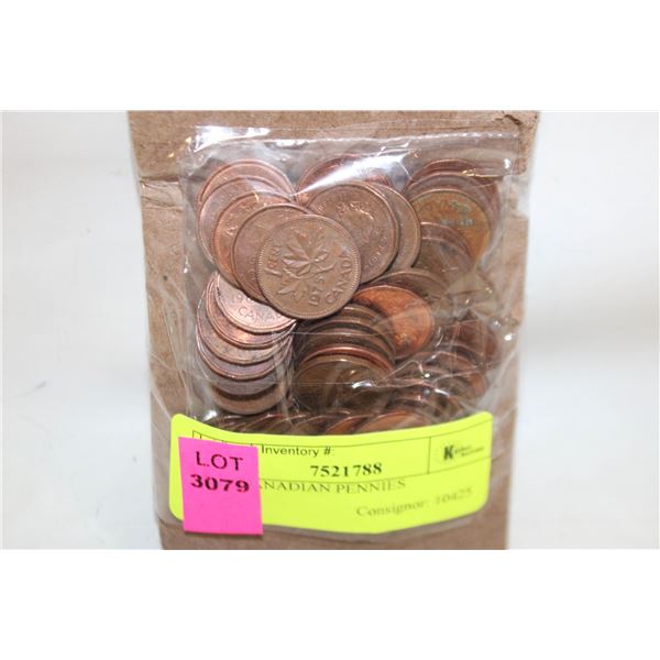 5 OZ CANADIAN PENNIES