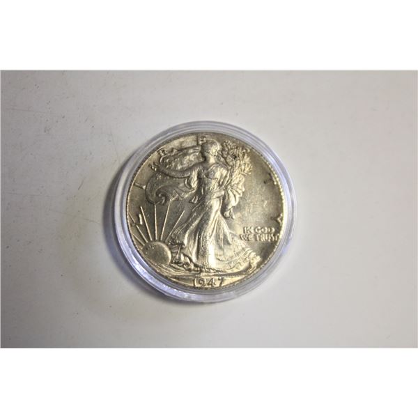 1947 "WALKING LIBERTY" HALF DOLLAR