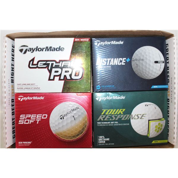 4 DZ ASST TAYLORMADE RECLAIMED GOLF BALLS
