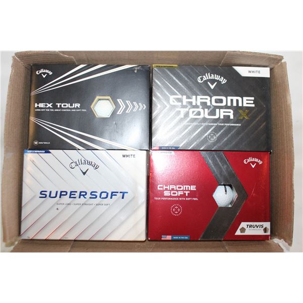 FLAT ASST CALLAWAY RECLAIMED GOLF BALLS