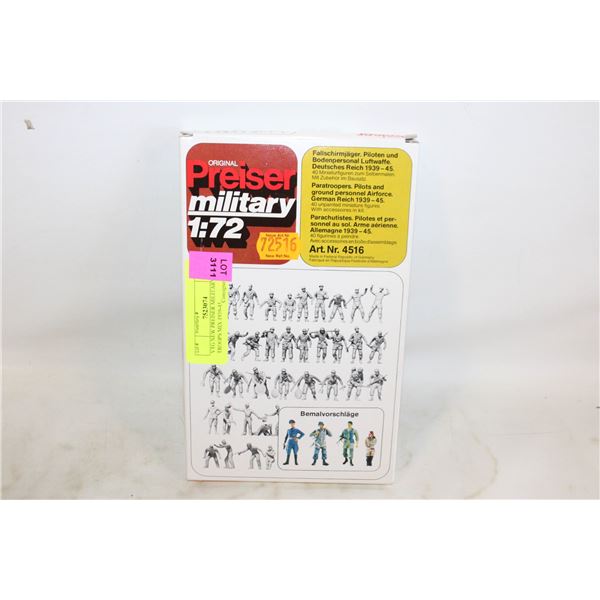 VTG NEW PREISER MILITARY TROOPS MIX 1939-45