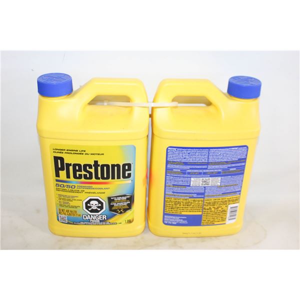 2 X 1.89L PRESTONE 50/50 ANTIFREEZE COOLANT
