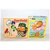 Image 1 : 2 VINTAGE GARFIELD PUZZLES COMPLETE