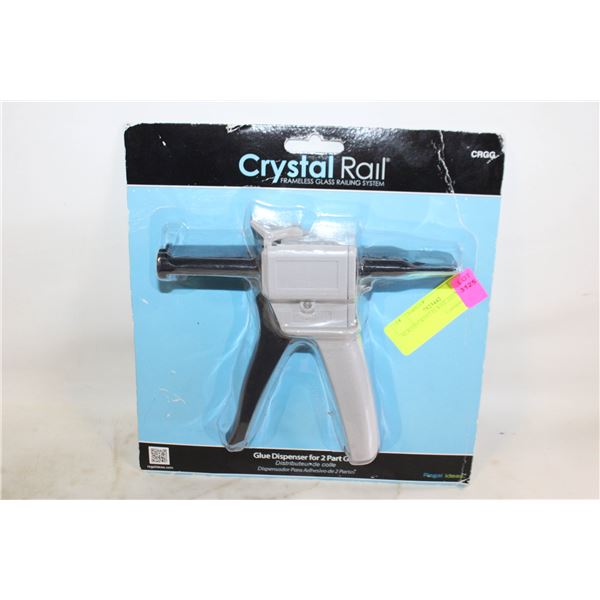 SEALED CRYSTAL RAIL GLUE GUN