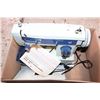 Image 1 : WHITE DRESSMAKER SEWING MACHINE WITH MANUAL
