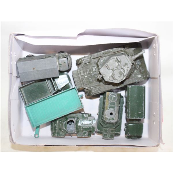 VARIOUS DIECAST CORGI & LESLEY ARMY